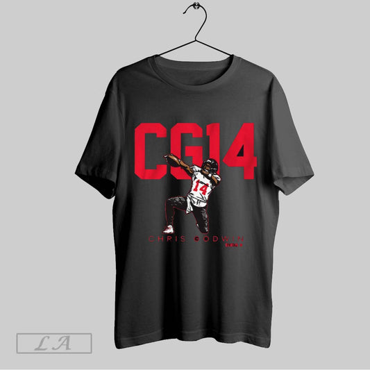 Top Chris Godwin Cg14 Tampa Bay Buccaneers Nfl Football Painting T Shirt Sweatshirt Hoodie Shirt