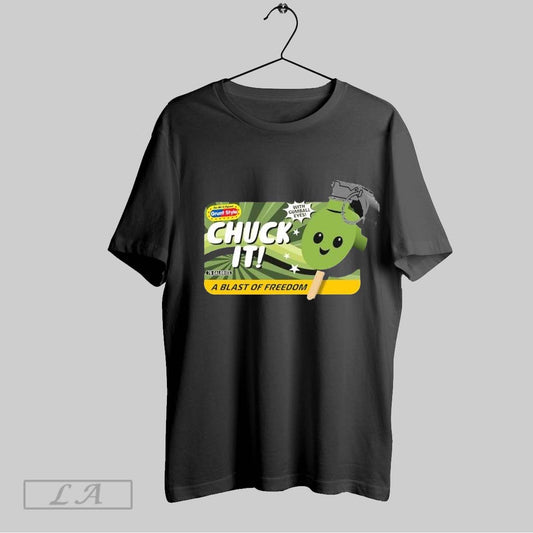 Top Chuck It A Blast Of Freedom With Gumball Eyes T Shirt Sweatshirt Hoodie Shirt