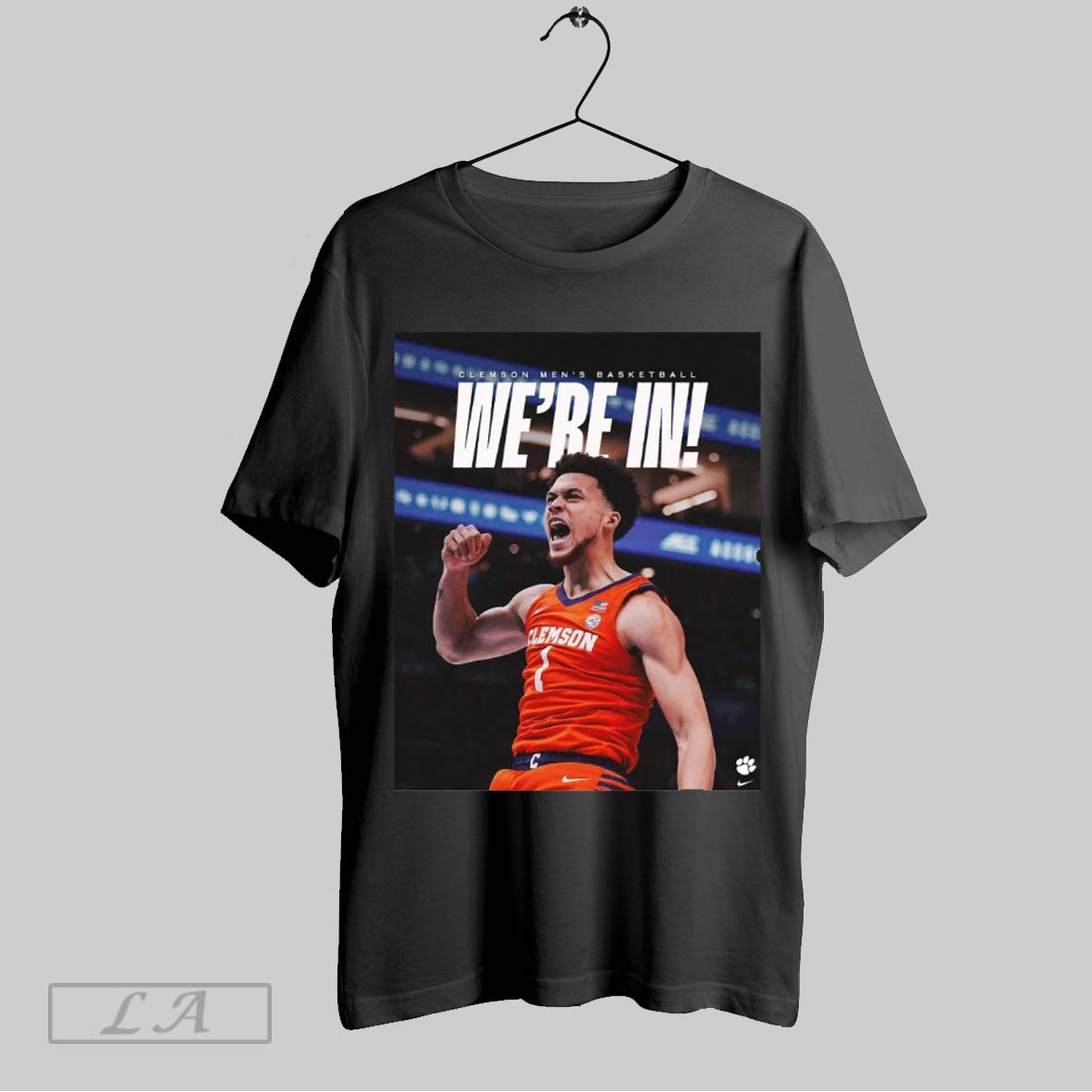 Top Clemson Tigers Mens Basketball Were In 2025 March Madness Never A Doubt Poster T Shirt Sweatshirt Hoodie Shirt