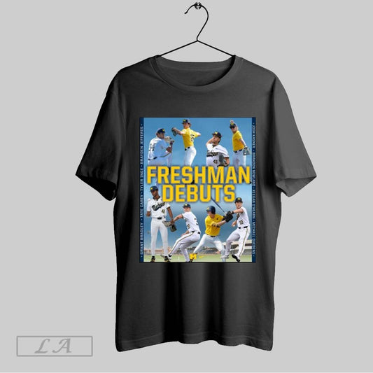 Top Congrats To Michael Quedens Tyler Inge Grant Bradley Michigan Baseball Freshman Debuts Poster T Shirt
