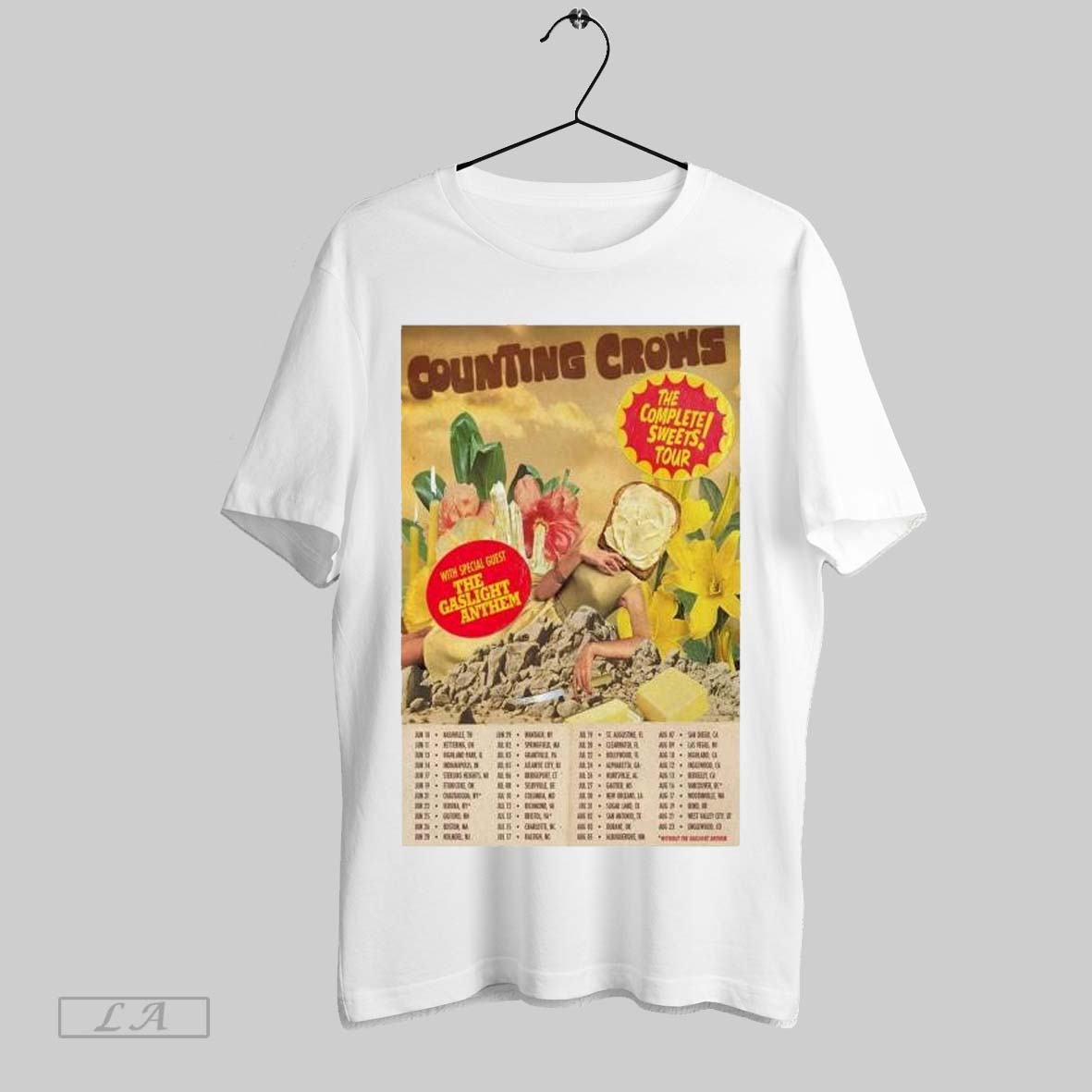 Top Counting Crows The Complete Sweets Tour 2025 T Shirt Sweatshirt Hoodie Shirt