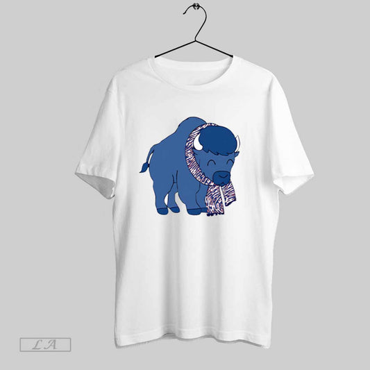 Top Cozy Buffalo Mascot Cartoon T Shirt Sweatshirt Hoodie Shirt