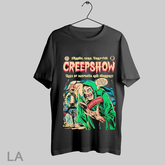 Top Creepshow Strange Eerie Terrifying Tales Of Suspense And Horror Welcome Boils And Ghouls To The Most Fun Youll Ever Have Being Scared T Shirt Sweatshirt Hoodie Shirt