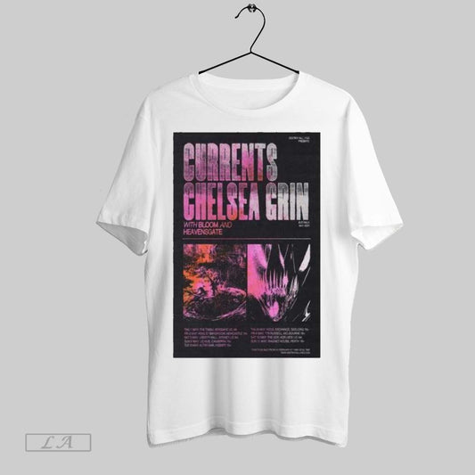 Top Currents Chelsea Grin Australia May 2025 Tour Poster T Shirt