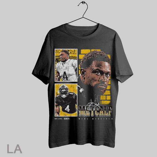 Top Dk Metcalf Pittsburgh Steelers Football Nflpa Wide Receiver Signature Vintage T Shirt Sweatshirt Hoodie Shirt