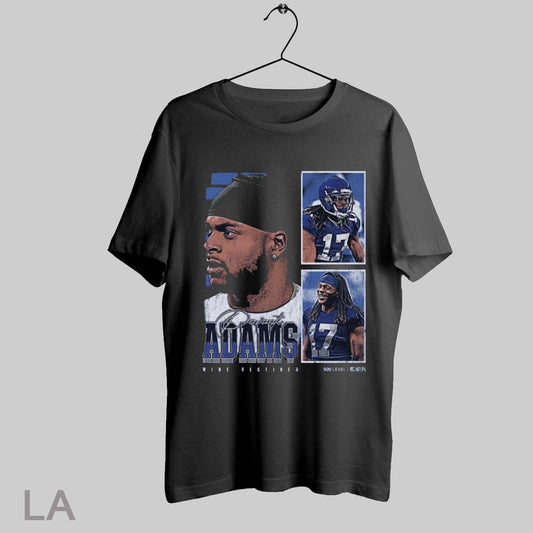 Top Davante Adams Wide Receiver Los Angeles Rams Nfl Vintage Profile Signature 2025 T Shirt Sweatshirt Hoodie Shirt