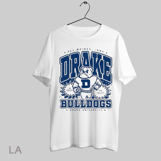 Top Des Moines Iowa Drake Bulldogs Basketball In Griff We Trust Est 1800 T Shirt Sweatshirt Hoodie Shirt