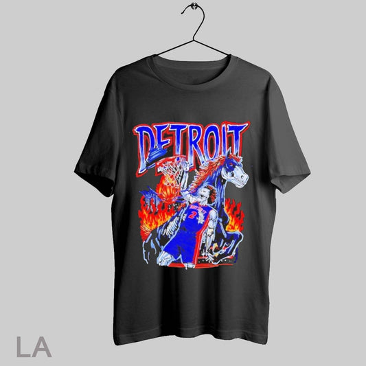 Top Detroit Pistons Basketball Skeleton Fire T Shirt Sweatshirt Hoodie Shirt