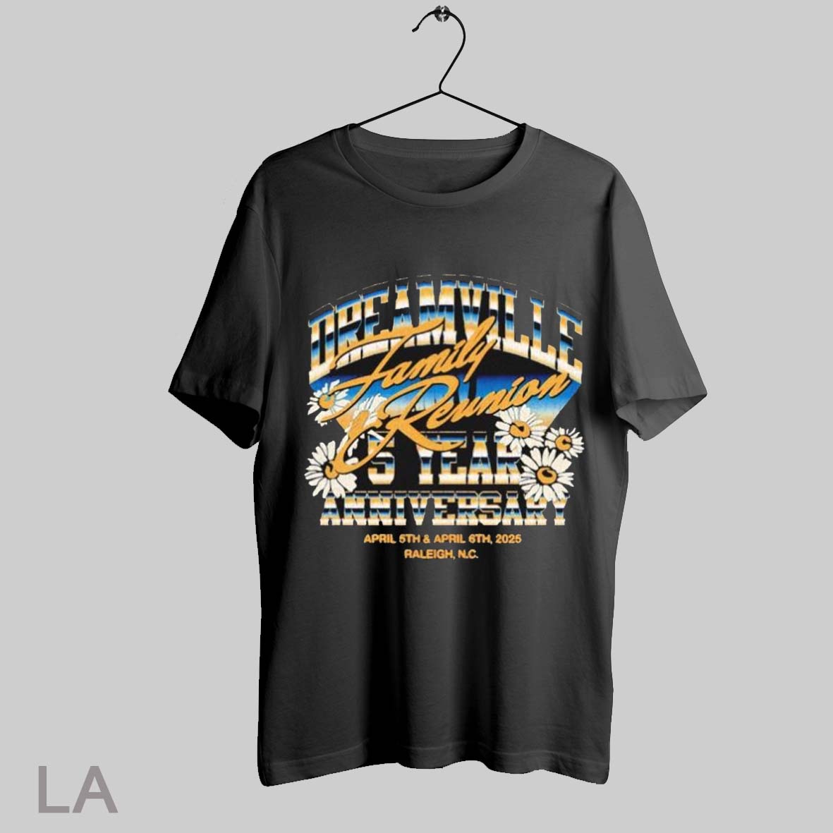 Top Dreamville Festival Chrome Family Reunion 5 Year Anniversary Raleigh Nc 6th 2025 T Shirt Sweatshirt Hoodie Shirt