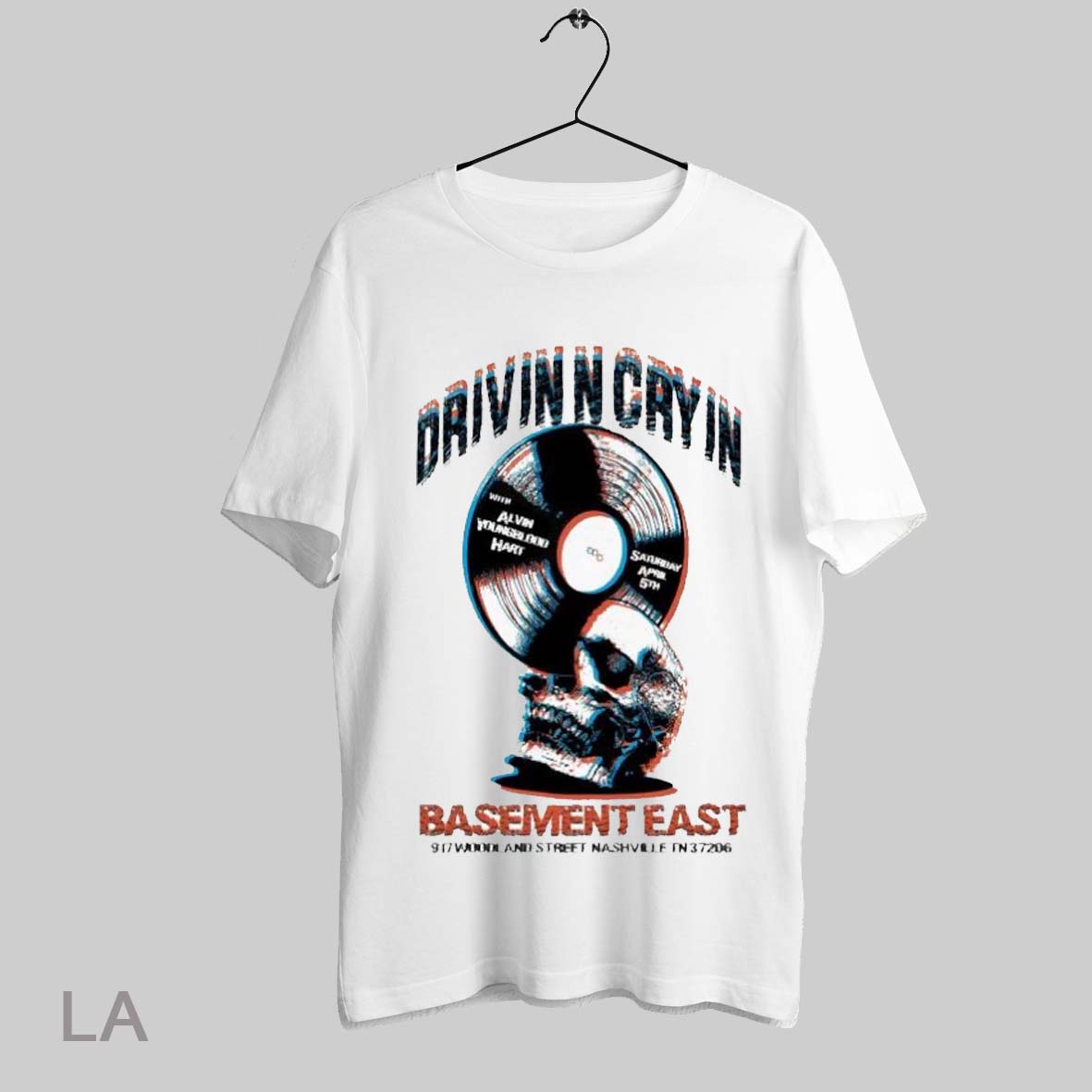 Top Drivin N Cryin The Basement East 917 Woodland Street In Nashville Tn April 5 2025 Tour Skull T Shirt Sweatshirt Hoodie Shirt