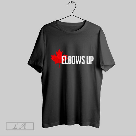 Top Elbows Up Canada True North Strong And Free Proud T Shirt Sweatshirt Hoodie Shirt