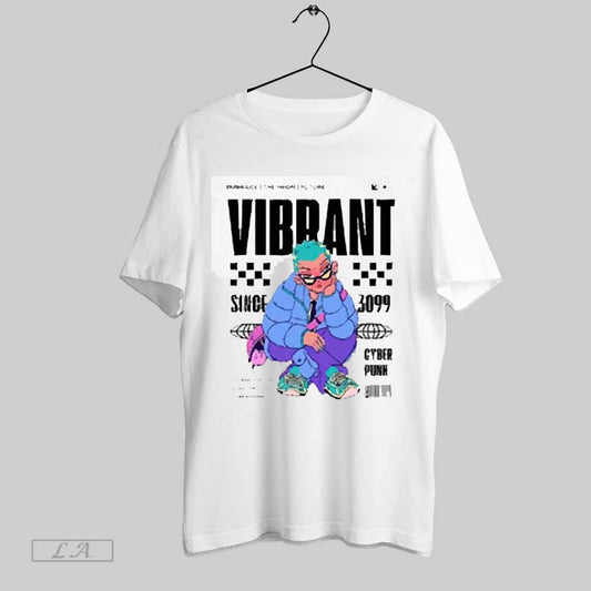 Top Embrace The Neon Future Vibrant Cyber Punk 2025 T Shirt Sweatshirt Hoodie Shirt