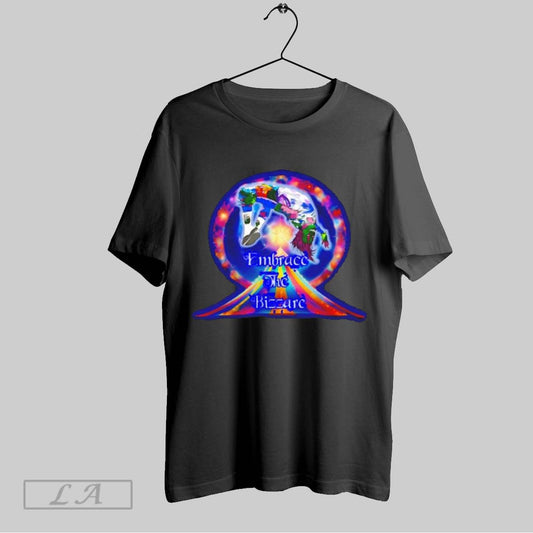 Top Embrace The Bizzare Colorful Graphic T Shirt Sweatshirt Hoodie Shirt