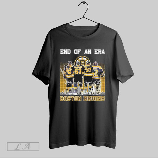 Top End Of An Era Brad Marchand David Krejci Patrice Bergeron And Tuukka Rask Bruins T Shirt Sweatshirt Hoodie Shirt