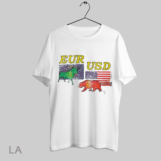 Top Eur Vs Usd Forex Market Battle T Shirt Sweatshirt Hoodie Shirt
