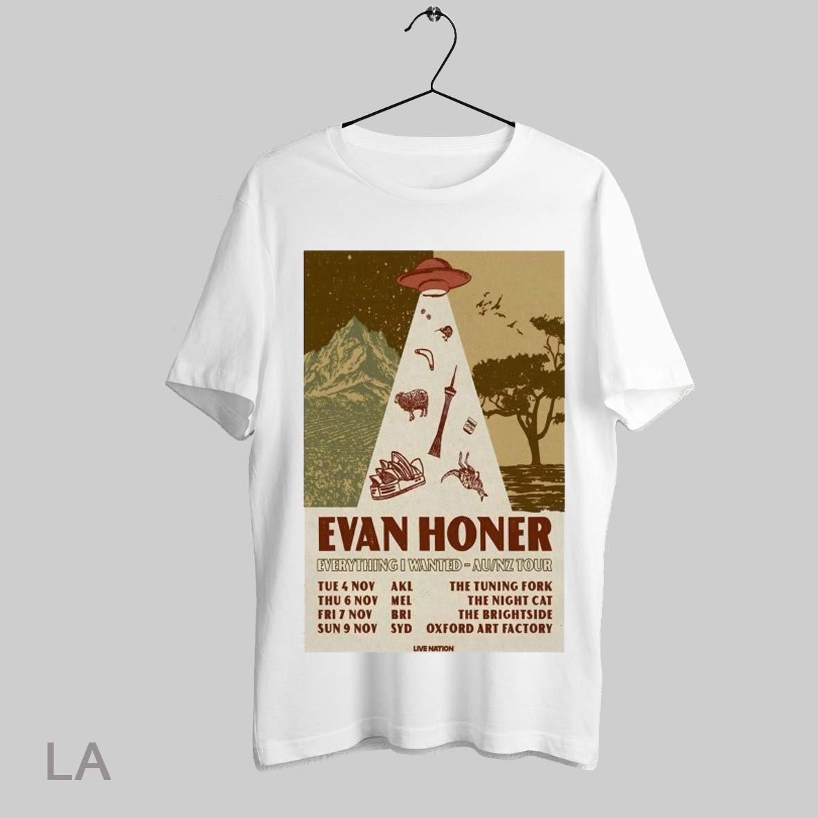 Top Evan Honer Ufo Summer Tour 2025 Dates T Shirt Sweatshirt Hoodie Shirt