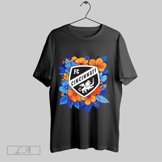 Top Fcc White Shield With Floral Flowers Logo T Shirt Sweatshirt Hoodie Shirt