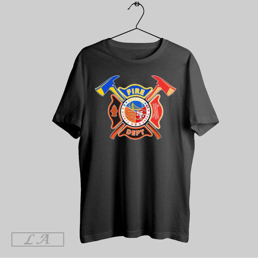 Top Fire Dept X San Francisco Sports Teams T Shirt Sweatshirt Hoodie Shirt