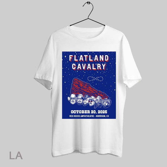 Top Flatland Cavalry October 20 2025 Colorado Red Rocks Amphitheatre Morrison Co T Shirt Sweatshirt Hoodie Shirt