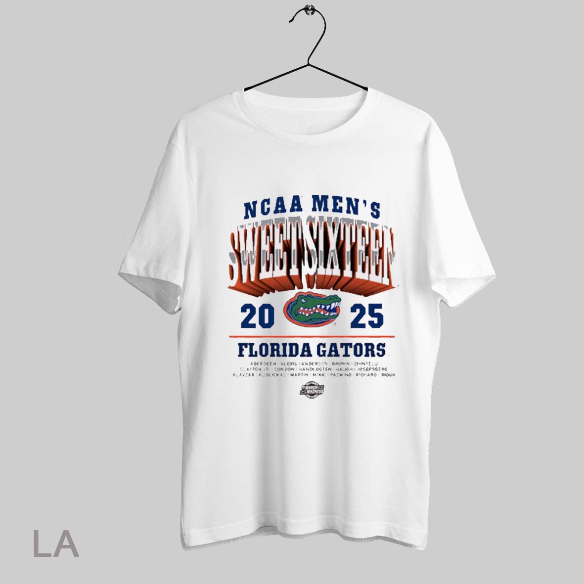 Top Florida Gators 2025 Ncaa Mens Basketball Sweet Sixteen March Madness Aberdeen Alexis Andersen Brown T Shirt Sweatshirt Hoodie Shirt