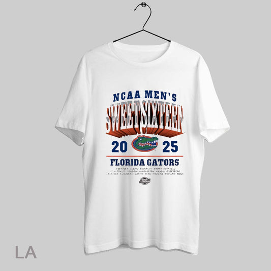 Top Florida Gators 2025 Ncaa Mens Basketball Sweet Sixteen March Madness Aberdeen Alexis Andersen Brown T Shirt Sweatshirt Hoodie Shirt