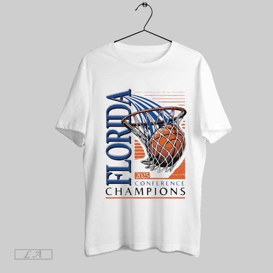 Top Florida Gators Basketball 2025 Ncaa Conference Champions Win Tennessee Volunteers T Shirt Sweatshirt Hoodie Shirt