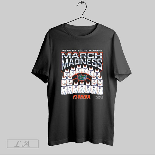 Top Florida Gators Ncaa Mens Basketball Championship Jersey Team March Madness 2025 Logos T Shirt Sweatshirt Hoodie Shirt