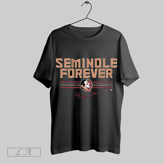 Top Florida State Seminoles Mens Basketball Leonard Hamilton Seminole Forever Signature T Shirt Sweatshirt Hoodie Shirt