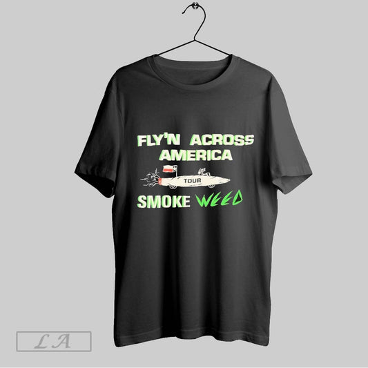 Top Flyn Across America Tour Smoke Weed T Shirt Sweatshirt Hoodie Shirt