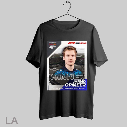 Top Formula 1 Simracing Jarno Opmeer Winner Autodromo Hermanos Rodriguez 2025 T Shirt Sweatshirt Hoodie Shirt