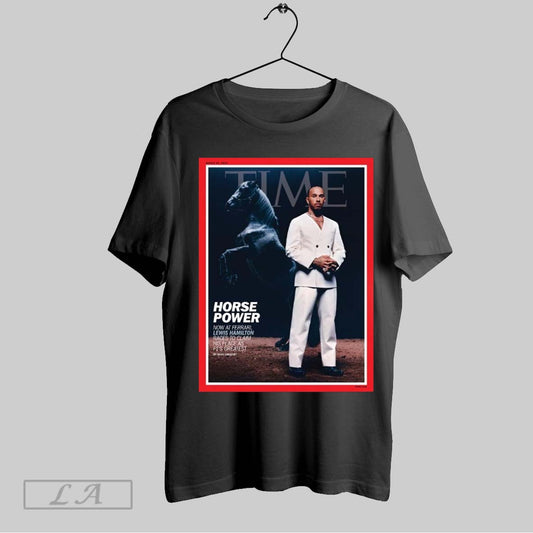 Top Formula 1 Time Lewis Hamilton Horse Power Now At Ferrari Lewis Hamilton Races To Claim His Place As F1s Greatest Poster T Shirt Sweatshirt Tee Shirt