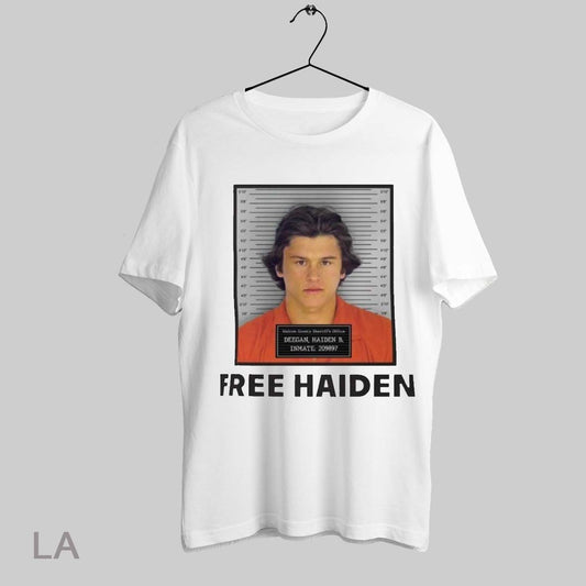 Top Free Haiden Deegan Funny Arrest Mugshot T Shirt Sweatshirt Hoodie Shirt