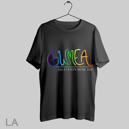 Top Gwmea All County Musican Clef Rainbow T Shirt Sweatshirt Hoodie Shirt