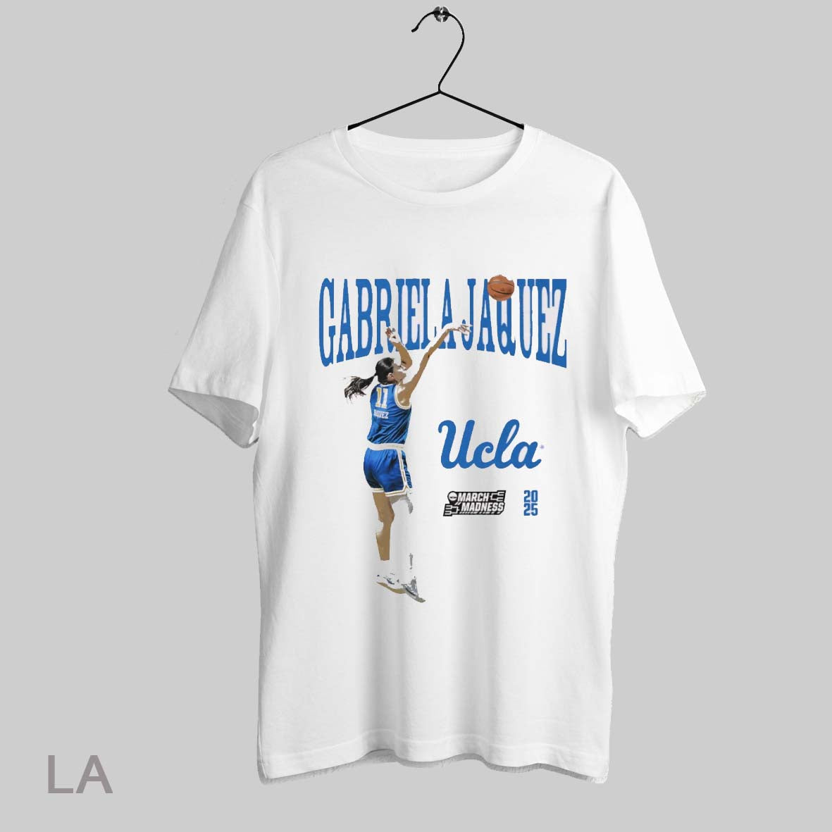 Top Gabriela Jaquez Jumpshot Ucla Bruins Basketball 2025 Ncaa March Madness Vintage Graphic T Shirt Sweatshirt Hoodie Shirt