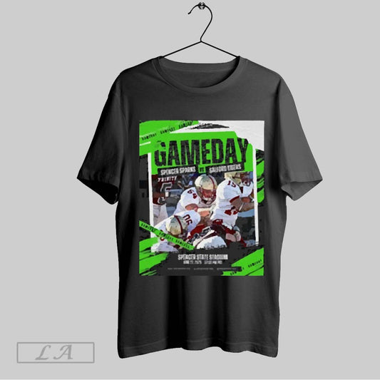 Top Game Day Spencer Sparks Vs Salford Tigers Spencer State Stadium June 27 2025 07 00 Pm Pdt Poster T Shirt Sweatshirt Hoodie Shirt