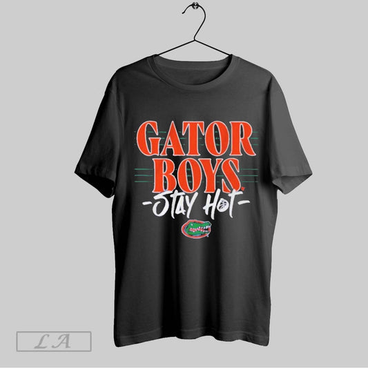 Top Gator Boys Stay Hot 2025 Ncaa Southeastern Conference Florida Gators Logo T Shirt Sweatshirt Hoodie Shirt