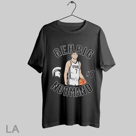 Top Gehrig Normand Msu Mens Basketball Illustrated Cartoon 2025 T Shirt Sweatshirt Hoodie Shirt