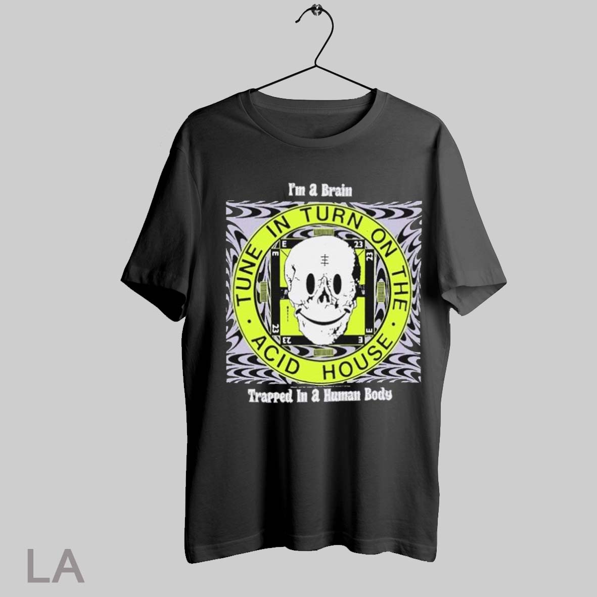 Top Genesis P Orridge Tune In Turn On Im A Brain Trapped In A Human Body T Shirt Sweatshirt Hoodie Shirt
