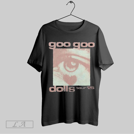 Top Goo Goo Dolls Eye Dateback Faded Tour 2025 T Shirt Sweatshirt Hoodie Shirt