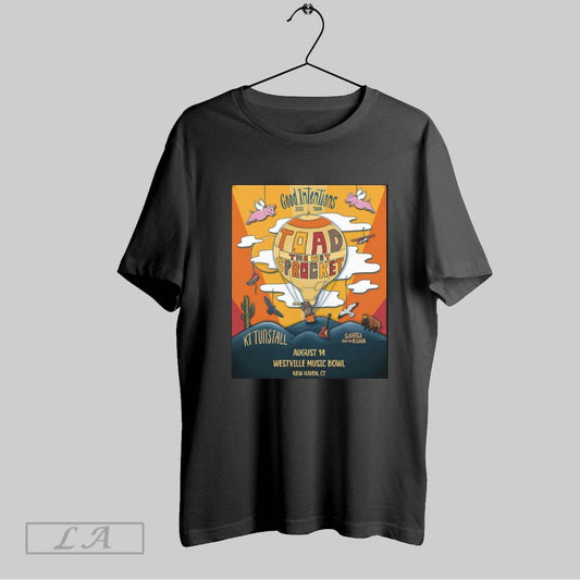 Top Good Intentions 2025 Tour Toad The Wet Sprocket Kt Tunstall August 14 Westville Music Bowl New Haven Ct Poster T Shirt Sweatshirt Hoodie Shirt