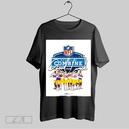 Top Good Luck Eight Lsu Tigers Have Been Invited To The 2025 Nfl Combine In Indianapolis Poster T Shirt