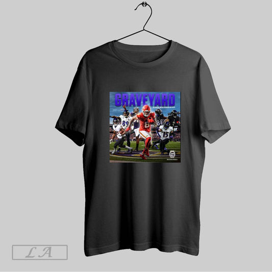 Top Graveyard The Ravens Where Legendary Wide Receivers Go To Die Dez Bryant Desean Jackson Steve Smith Sr Odell Beckham Jr Poster T Shirt Sweatshirt Hoodie Shirt