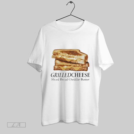 Top Grilled Cheese Sliced Bread Cheddar Butter T Shirt Sweatshirt Hoodie Shirt
