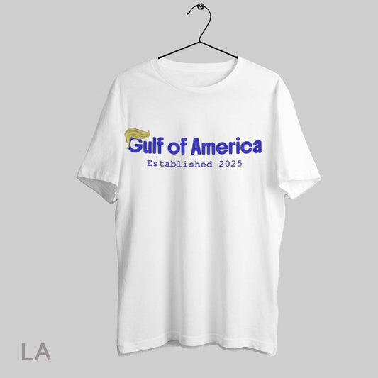 Top Gulf Of America Established 2025 Donald Trump T Shirt Sweatshirt Hoodie Shirt