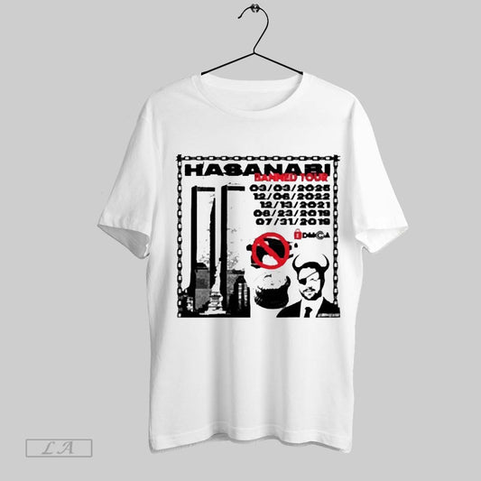 Top Hasanabi Banned Tour 2019 2025 T Shirt Sweatshirt Hoodie Shirt