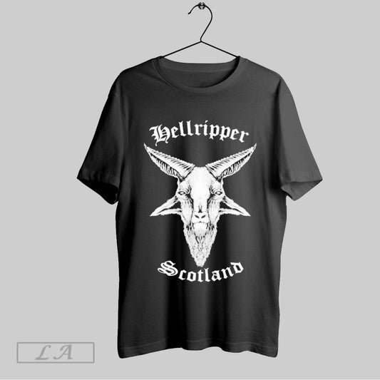 Top Hellripper Scotland Everything Faster Than Everything Else Goat T Shirt Sweatshirt Hoodie Shirt
