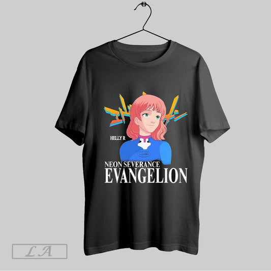 Top Helly R Severance Evangelion Anime T Shirt Sweatshirt Hoodie Shirt
