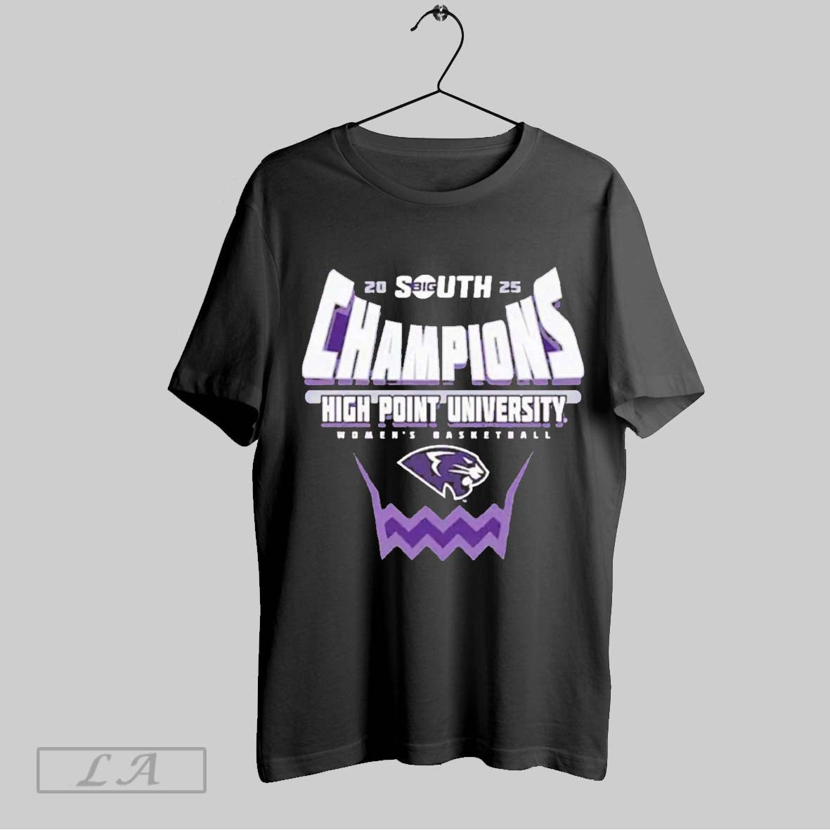 Top High Point Panthers 2025 Big South Womens Basketball Conference Tournament Champions T Shirt Sweatshirt Hoodie Shirt