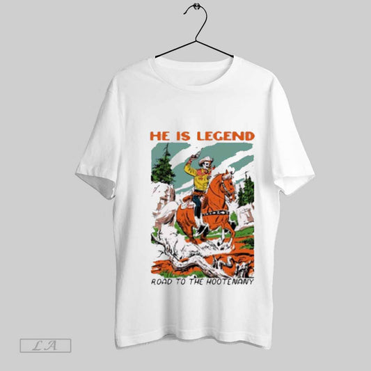 Top Holy Mountain Printing He Is Legend Road To The Hootenany Painting T Shirt Sweatshirt Hoodie Shirt