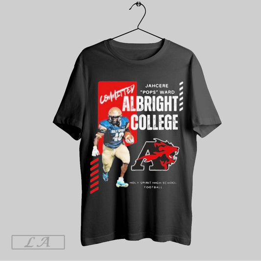 Top Holy Spirit High School Football Committed Jahcere Pops Ward Albright College Poster T Shirt Sweatshirt Hoodie Shirt